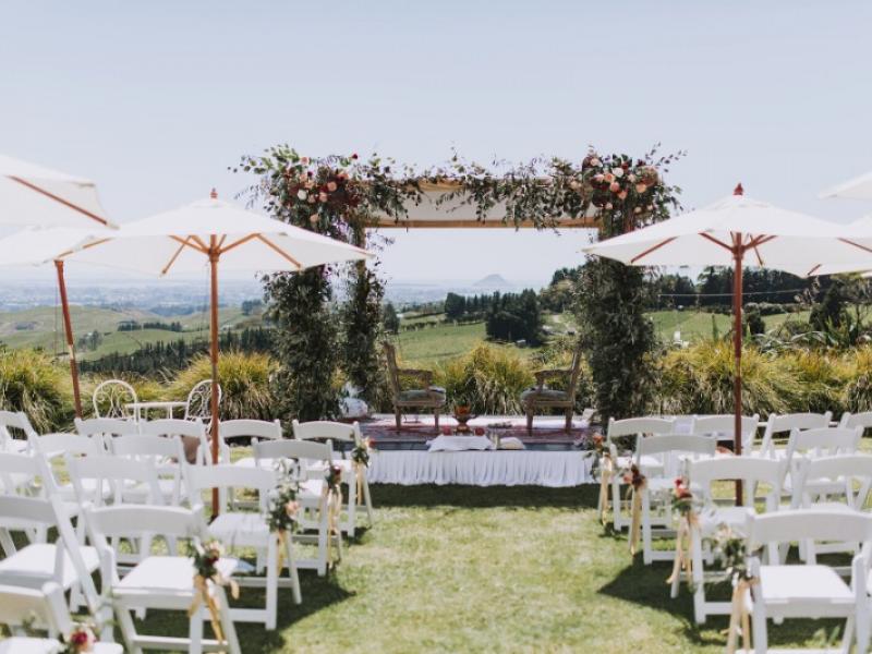 Breathtaking bay of plenty wedding venue