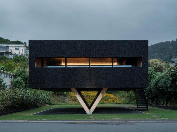 Piha Bunker House Shoot Location