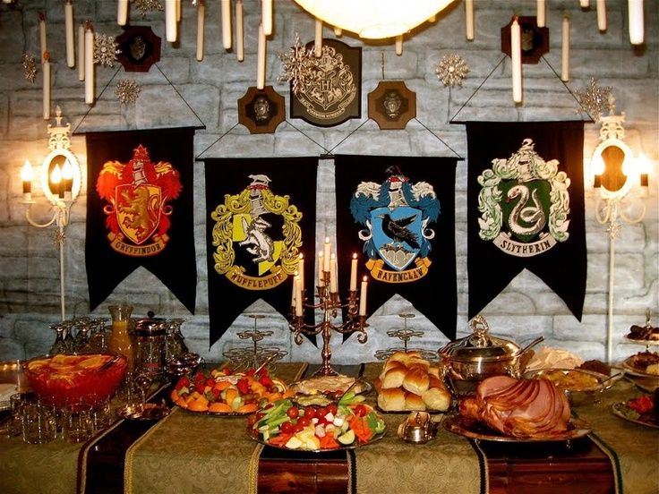 Harry Potter Inspired Table Runner Wizardry Party Decor 